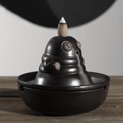 

Greensen Ceramic Incense Holder Censer Smoke Backflow Incense Burner Decor Ornament