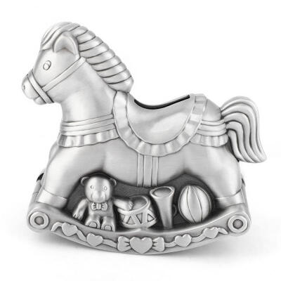 

Greensen Vintage Alloy Rocking Horse Money Box Coin Saving Pot Piggy Bank Home Decor Gift for Kids