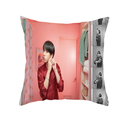 

Kpop BTS New Album MAP of The Soul Persona Concept Square Throw Pillow Cover Pillowcase Photo Printing