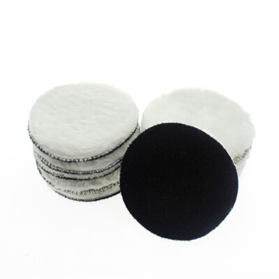 

10XLOT 125mm Car Polishing Pad 5 Artificial Wool Waxing Buffers Disc Pads Set