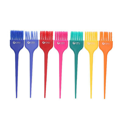 

7 pcs Hair Coloring Combs Hair Dye Color Brush Set Salon Hair Coloring Tool Variety Color Highlight Tint Brushes Combs Set with So