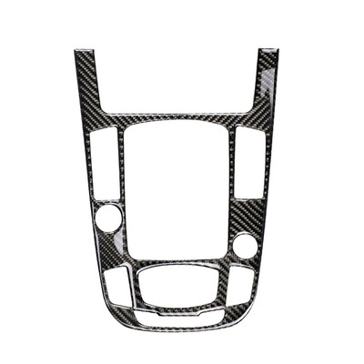 

Carbon Fiber Gear Shift Control Panel Cover Sticker Replacement For A4 Car Type Interior Decorations