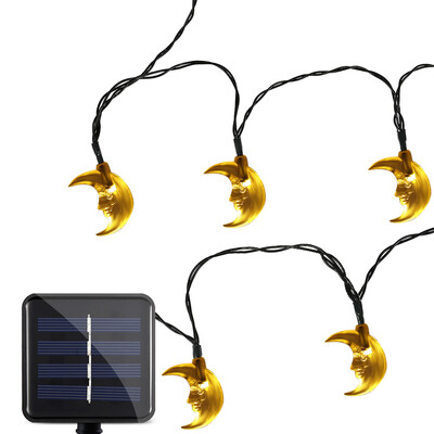 

SS - 21 Solar Powered Waterproof 20 LEDs Lovely Moon String Lamp Home Yard Christmas Decoration