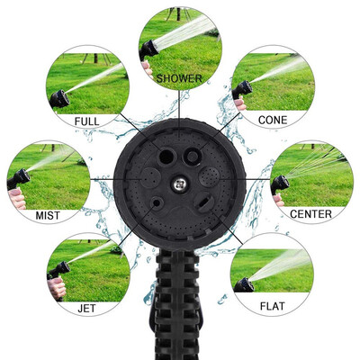 

FEI HU 2500d 6x95 latex inner tube 7 functional plastic water gun Retractable garden water pipe 8292829582988299