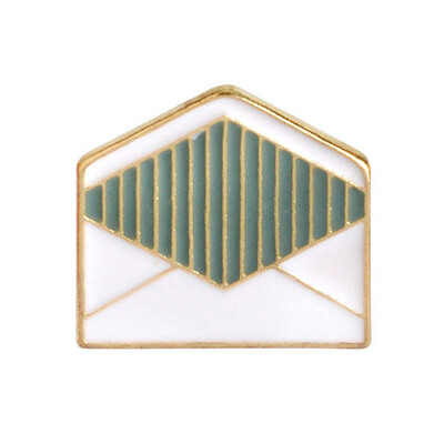 

Personalized Cute Fashion New Paper Airplane Windmill Envelope Party Holiday Charismatic Brooch Jewelry