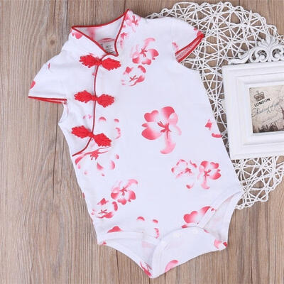 

Newborn Infant Baby Girl Bodysuit Floral Romper Jumpsuit Outfits 0-18M Clothes
