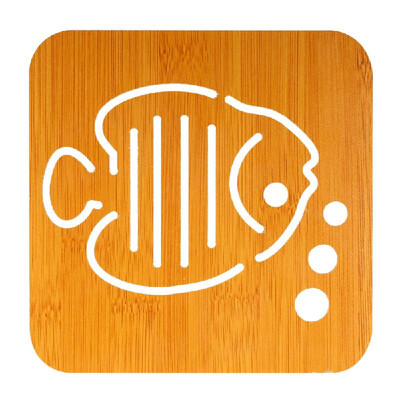 

Heat Insulation Mat Bamboo Wood Insulation Mat Heat Resistant Trivet Mat Hot Pot Holder Cute Table Mat 57"57"018