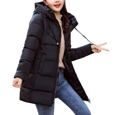 

Toponeto Women Winter Warm Faux Fur Hooded Thick Warm Slim Jacket Long Overcoat Coat