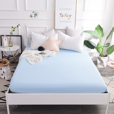 

Toponeto Fitted Sheet Bedding Cover Bed Sheet Soft Comfort Solid Color