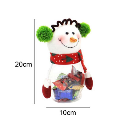 

Christmas Candy Holder Box Decoration Storage Tank Container Bottle Christmas Ornaments Excluding Candy
