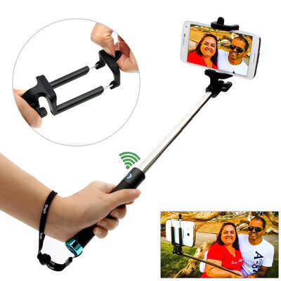 

Extendable Wireless Bluetooth Remote Shooting Control Shutter Handheld Selfie Self-Timer Rotatable Pole Monopod for iPhone5 iPhone