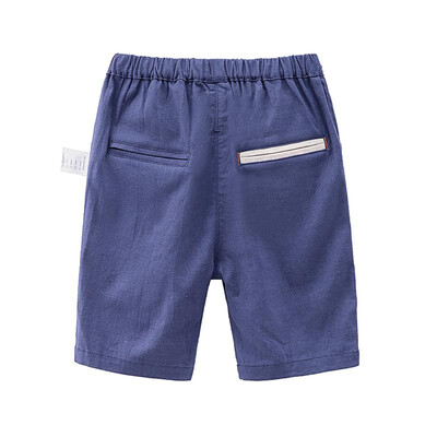 

DOU DOU YI CHU childrens clothing boys casual linen pants baby trend five pants summer 9182