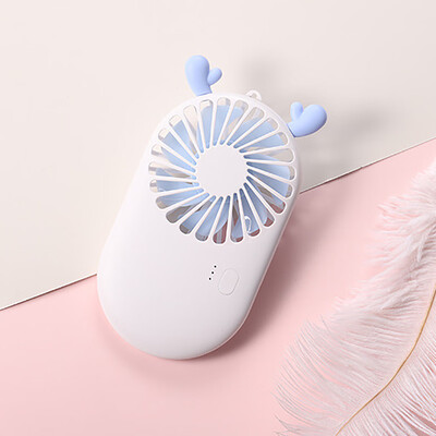

Gobestart USB Portable Rechargeable Air Cooler Hand-held Outdoor Thin Small Cute Mini Fan