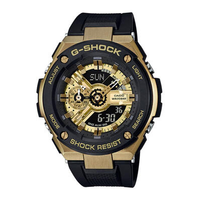 

Casio G-Shock GST-400G-1A9 G-Steel Digital Watch With Resin Strap - Black Gold