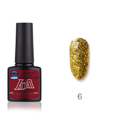 

Sequin Gel Nail Polish Long-lasting Shiny Drying Nail Polish Luminous Shimmer Nail Art Gel