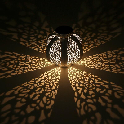 

Outdoor Lighting Solar Powered Energy LEDs Lawn Light Hollow-out Design Hanging Landscape Decoration Lamp for Yard Patio Garden Co