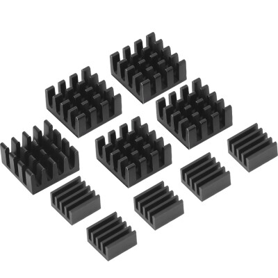 

10pcs Aluminum Heatsink Cooler Cooling Kit for Raspberry Pi 3 Pi Model B Pi 2