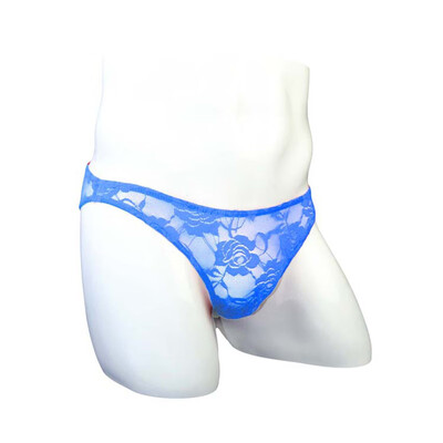 

Men Briefs Sexy Low-rise Mesh See-through Underwear G-string Underpants