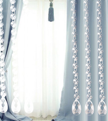 

Gobestart DIY Wedding Decor Diamond Curtain Acrylic Crystal Beaded Curtain