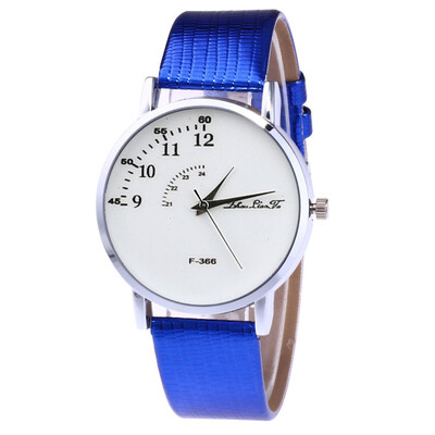 

RM Zhou Lianfa Brand New Quartz Watch Mens Leather Strap Korean Lady Student Coupl