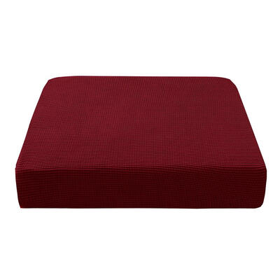 

Wine Red Knitting Sofa Cover Stretch Couch Towel Tight Wrap Slipcover