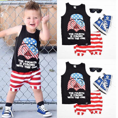 

Cotton Kid Baby Boys Girl Tops Vest Pants Shorts Outfit Set Clothes