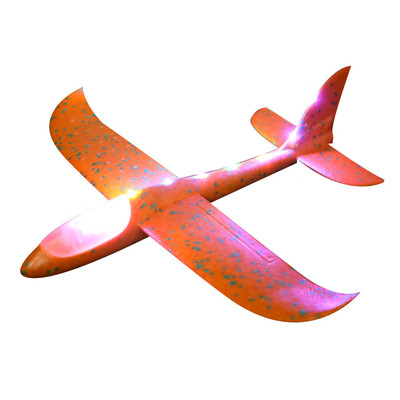 

〖Follure〗Foam Throwing Glider Airplane LED Aircraft Toy Hand Launch Airplane Model