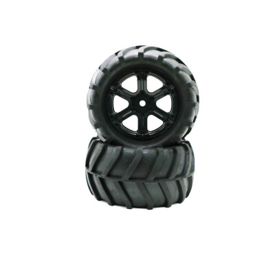 

Tailored 2PCS Car Tires Rubber Wheel Tyre 82mm For 116 RC On Road Rock Crawler Car Truck