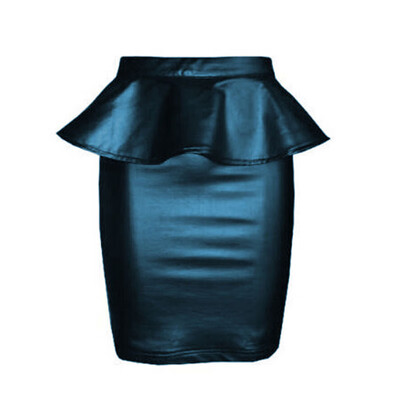 

Womens Faux Leather Mini High Waist Sexy Party Club Bodycon Slim Fit Skirts