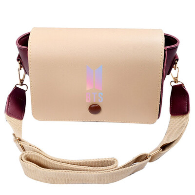 

KPOP BTS BLACKPINK Women Shoulder bags Casual Vintage Handbags Top Handle Tote Crossbody
