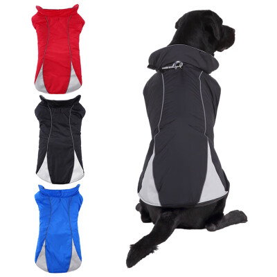 

Reflective Dog Clothes for Large Dogs FallWinter Reversible Waterproof Dog Jacket Light Weight Pet Dog Coat Vest Outdoor Pugs