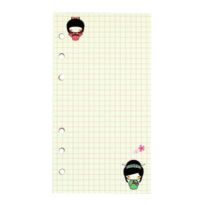 

A6 Beautiful Style Loose Leaf Notebook Notebook with Inner Drill Office Accessories H11
