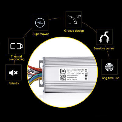 

Greensen 48V 500W Brushless Motor Sine Wave Controller for Electric Bicycle Scooter