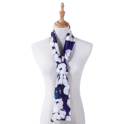 

Fashion Business Women Scarf Satin Collar Scarves Casual Decoration Gift