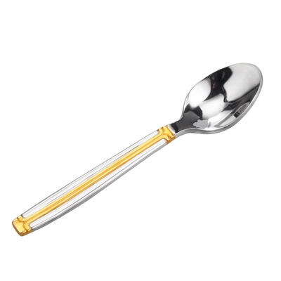 

Handle Stainless Steel Coffee Spoon Ice Cream Tea Dessert Spoons Tableware