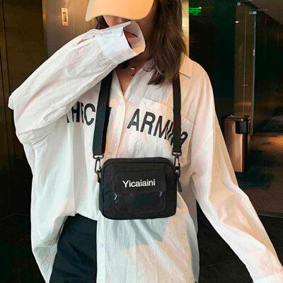 

Tailored Women 2019 New Canvas Bag Student Shoulder Bag Girl Small Messenger bag