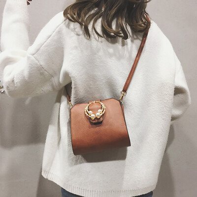 

Tailored Women Tide Ins Fashion Small Square Bag Chic Retro Casual Messenger Bag