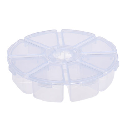 

〖Follure〗8 Grids Plastic Desktop Storage Box White