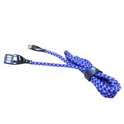 

24A 1m Double-Sided USB To Type-C Micro USB Lightning Nylon Braided Charging Data Cable-1m Type-C