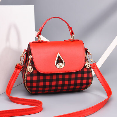 

2019 spring&summer new womens bag handbag Korean version of the simple trend shoulder bag Messenger bag cross-border