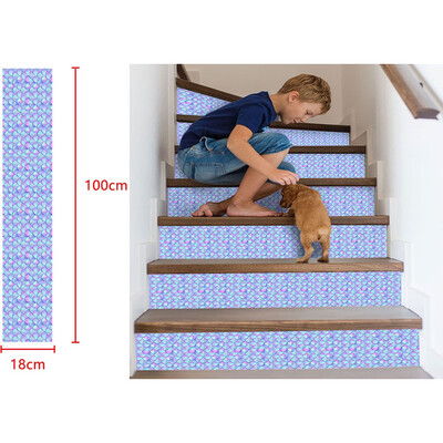 

Gobestart 3D Simulation Stair Stickers Waterproof Wall Stickers DIY Home Decor