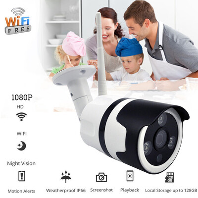 

〖Follure〗Wireless HD 1080P WIFI Waterproof Camera Outdoor Security Bullet IR Night Vision