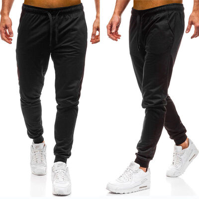 

Mens Slim Fit Tracksuit Sport Gym Skinny Jogging Joggers Sweat Pants Trousers