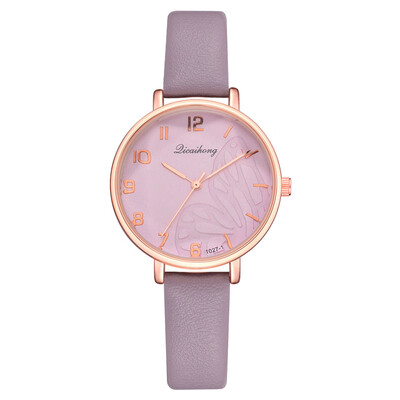 

Korean fashion womens PU quartz watch wish new hot quality high quality wild ladies watch