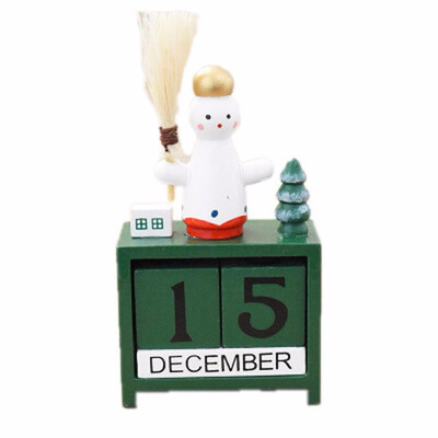 

Tailored Christmas Creative Gifts Wooden Calendar Decoration Mini Wooden