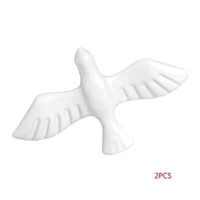 

2PCS Lovely Cartoon Pigeon Women Girl Pure White Alloy Brooch Boy Simple Vintage Breastpin Clothes Decoration