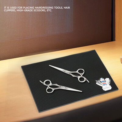 

Greensen Hairdressing Countertop Anti-skid Silicone Mat Dressing Table Tool Pad for Salon Use