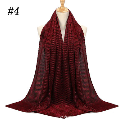 

Dubai Malaysia high-grade bright silk baotou bright silk scarves ladies scarf MSL078