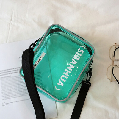 

Tailored Fashion Lady Personality Transparent Jelly Wild Shoulder Bag Messenger Bag