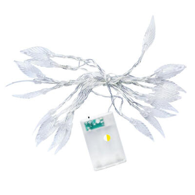 

LED Leaf Style Light Fairy String Chain Lamp Battery Power Christmas Decor